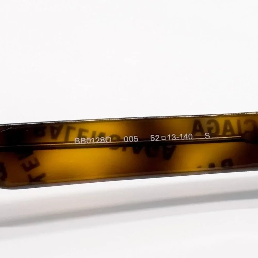 NEW BALENCIAGA EYEGLASSES BB0128O 005 CAT EYE DARK HAVANA WOMEN EYEWEAR BALENCIA